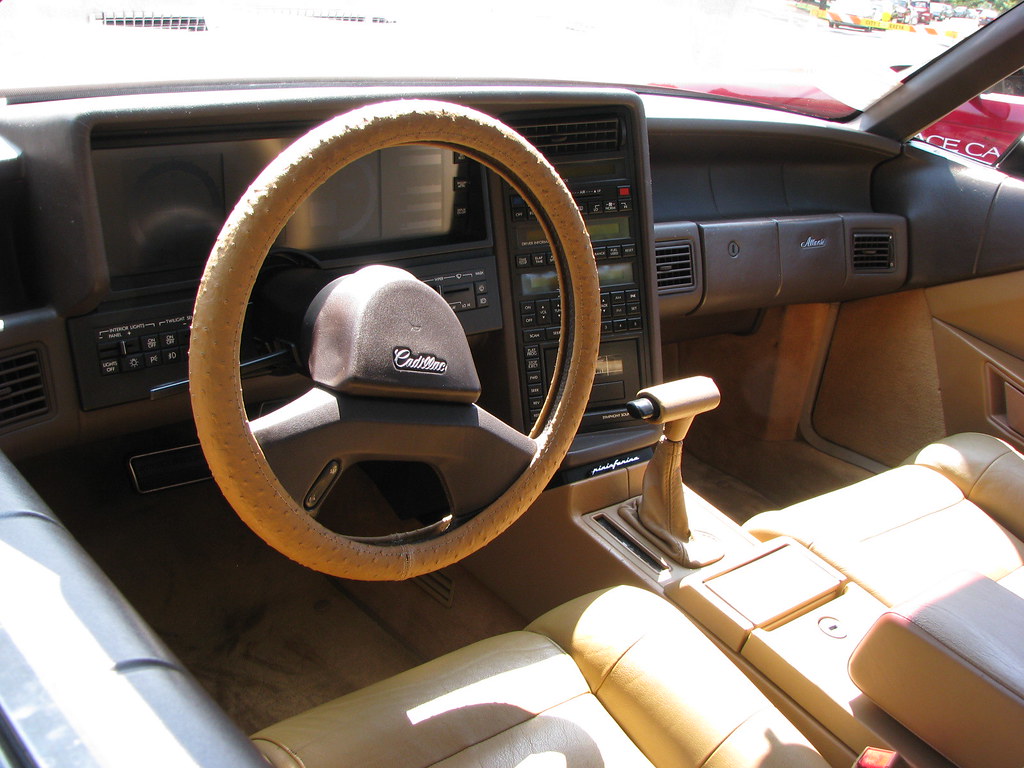 Cadillac Allante Interior Appears To Have A Digital Instru