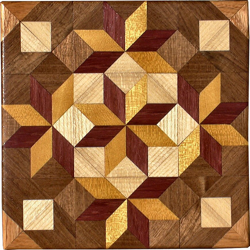 Stars and Cubes | by woodmosaics