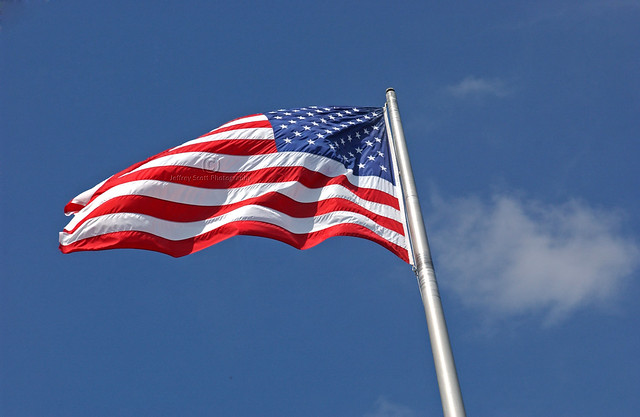 Seaworld American Flag