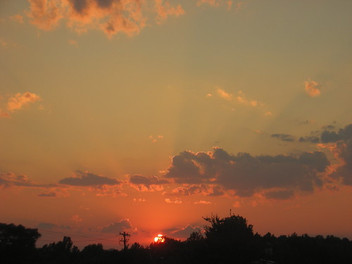 DSCN4431 by jayverni, Sunset in Claremont, NC at the Super 8 motel.sunset clouds nc claremont