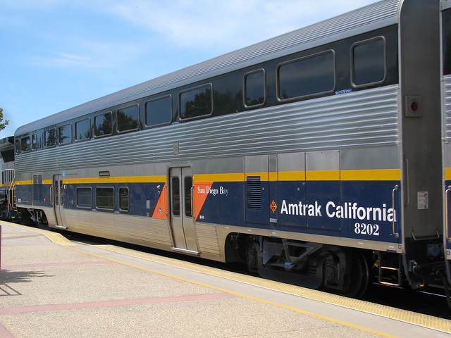 Amtrak California #8202 Coach Baggage - San Diego Bay