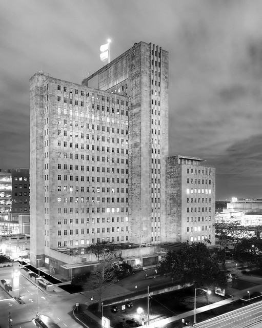 University of Texas - Houston Main Building B&W