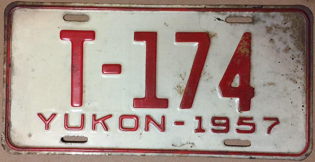 YUKON 1957 TRUCK license plate