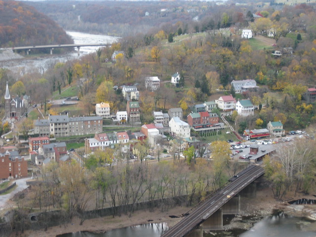 Harpers Ferry from above