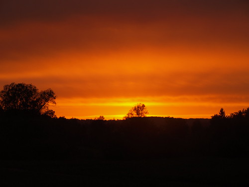 sunset fire