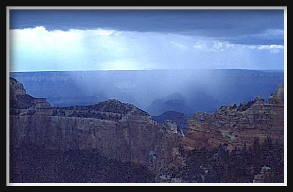 Thunderstorm on the Grand Canyon
