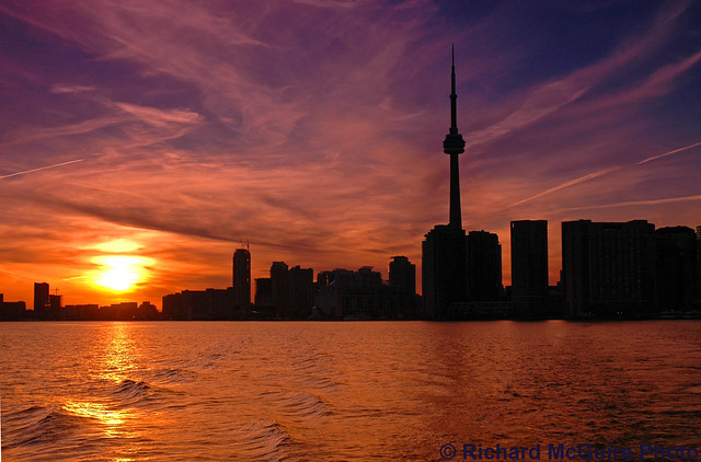 Skyline at Sunset, Toronto, Ontario