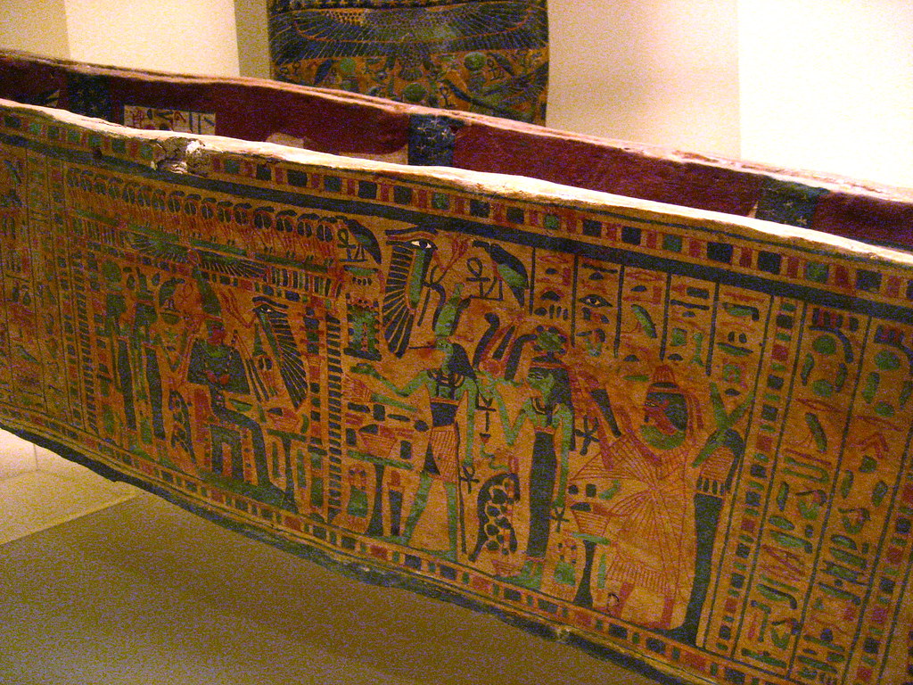 Side Painting on Coffin