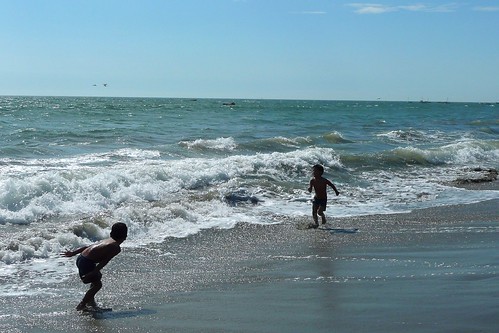 blue sea sky beach peru water children fun outdoors mar sand agua playa panasonic arena chicos divertido colan tz2