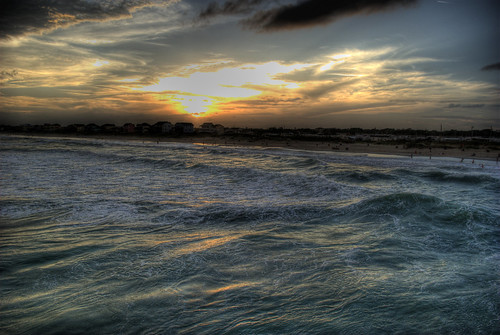 ocean sunset hdr obx photomatix