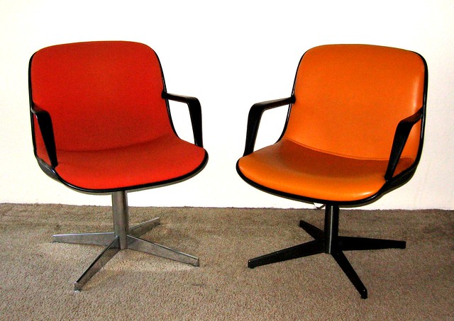 Steelcase 1970s office chairs