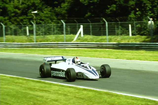 Nelson Piquet - Brabham BT50 during practice for the 1982 British Grand Prix, Brands Hatch