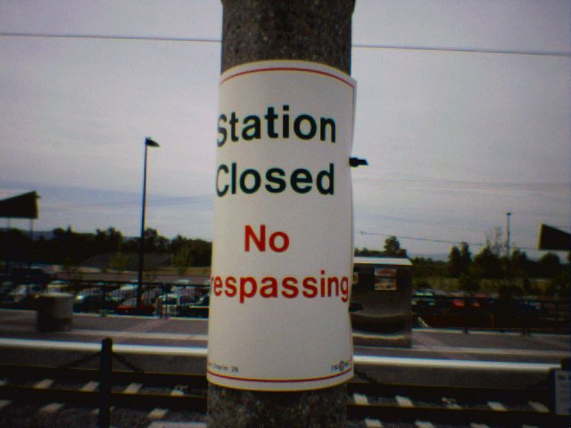 Delta Park-Station Closed