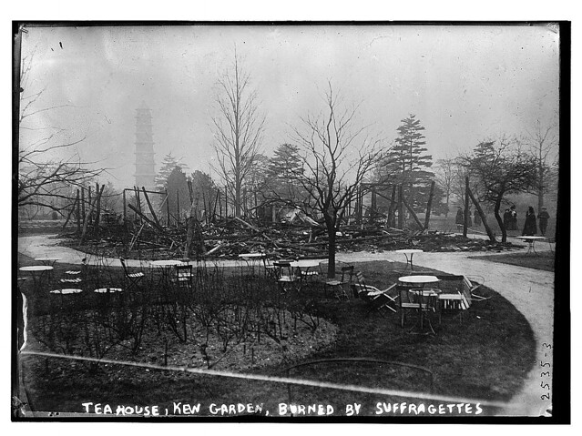 Tea House Kew Gardens Destroyed By Suffragettes Loc Flickr