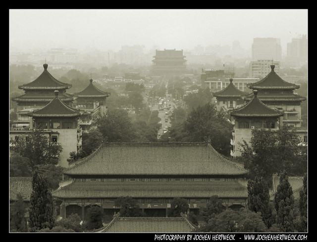 View from Jingshan Park, Beijing, China
