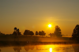 Sunrise Over The Pond