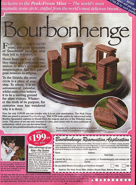Bourbonhenge : Viz Spoof Offer : Only £199.99 !