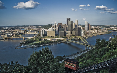 'Burgh Downtown and the incline