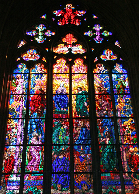 Stained Glass St Vitus' Cathedral