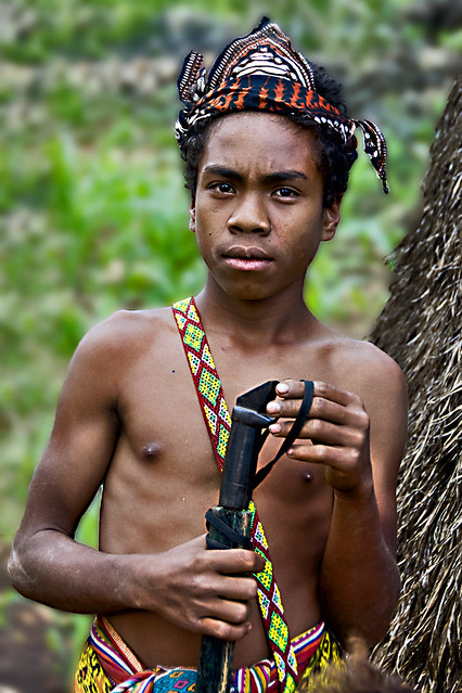 Soe, West Timor - Boy Warrior
