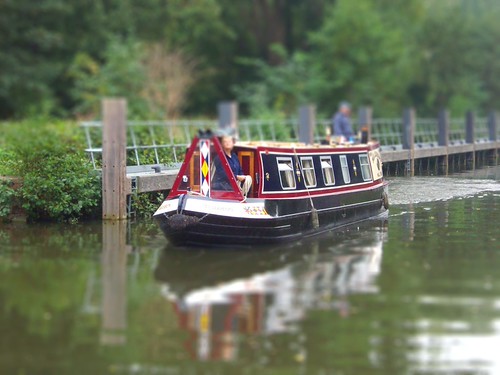 Tilt shift barge. | by mre1965