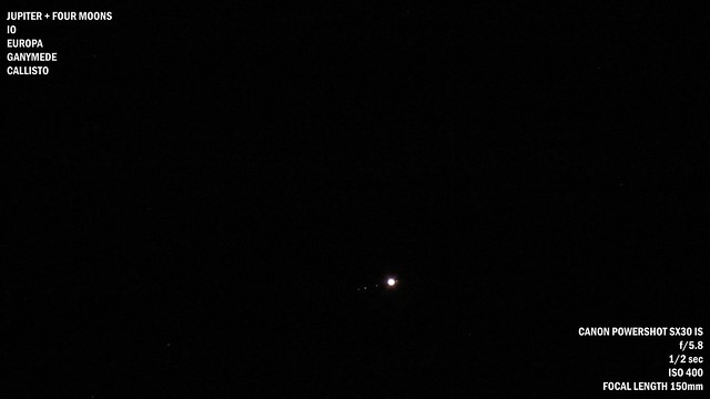 Jupiter & 4 Moons