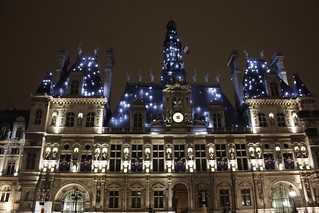 City hall all lit up | Hotel DeVile - aka the Paris City Hal… | Flickr