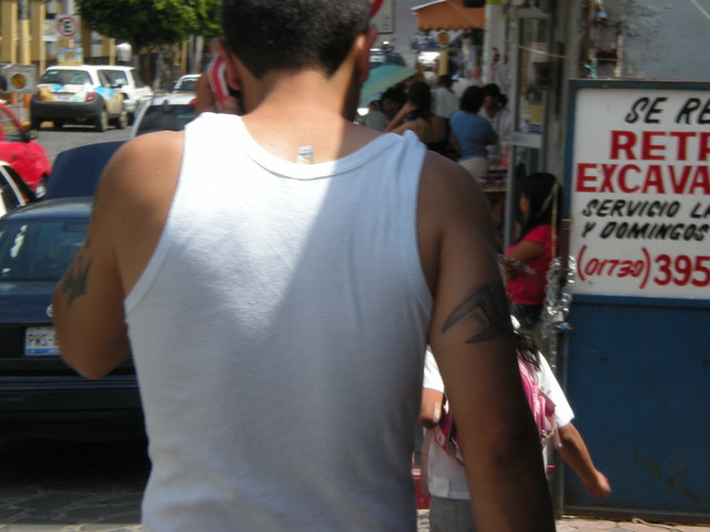 Tepoztlán, Morelos - hunk in a wifebeater