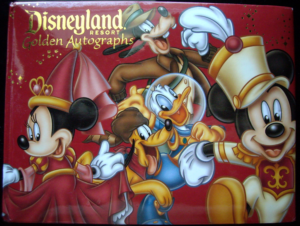 Disney Autograph book - front, Walt Disney World Resort Flo…
