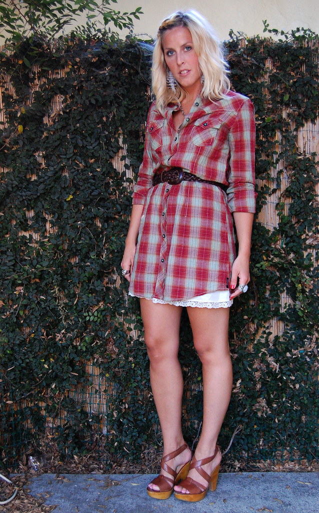 Plaid About it! | www.thevintagesociety.com Plaid Dress - Cr… | Flickr