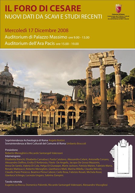Rome - Forum of Caesar: Excavations, Discoveries (1998-2009) / Part.1 - Pre-Existance / Bronze & Iron Age (12-10th B.C).  Dec. 2008 / Conference - 