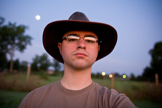 Self-portrait at sunrise.