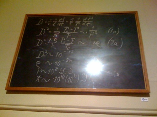 Einstein's blackboard | Ian Betteridge | Flickr