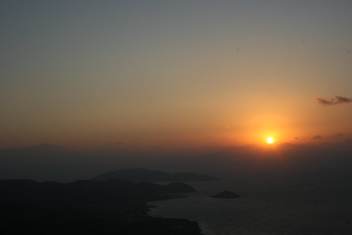 Crete sunset