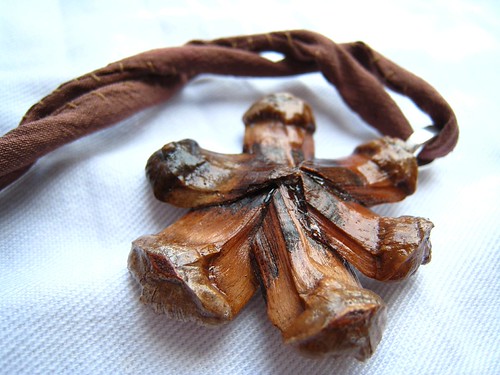 pinecone necklace | by florigander