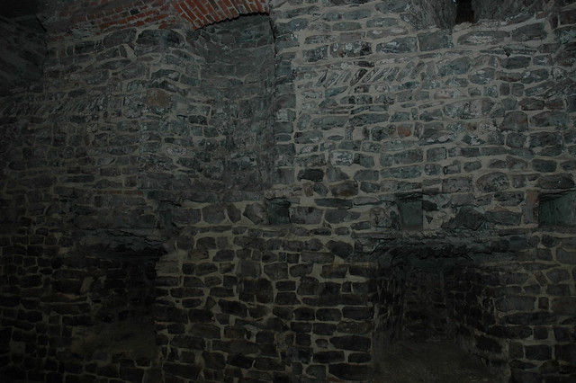 Lower part of the castle, below ground level