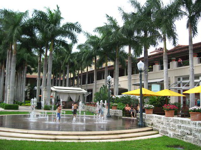 Village of Merrick Park Outdoor Shopping Mall - Coral Gables Suburb - Miami, FL