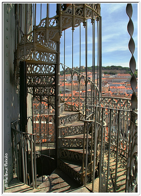 Lisboa vista do Elevador de Sta. Justa II