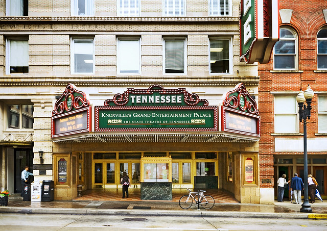 Tennessee Theatre (1928), front view, 604 S. Gay Street, Knoxville, Tennessee