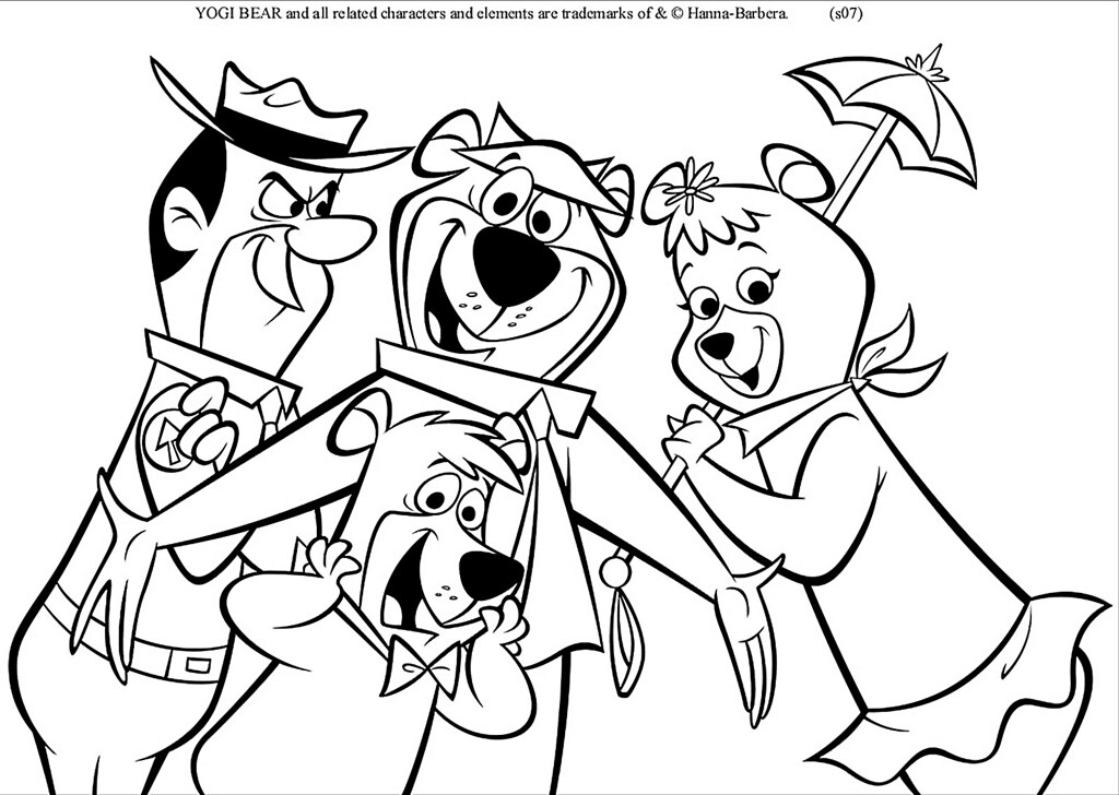 Yogi Bear - Colouring Page | You will find more picture here… | Flickr