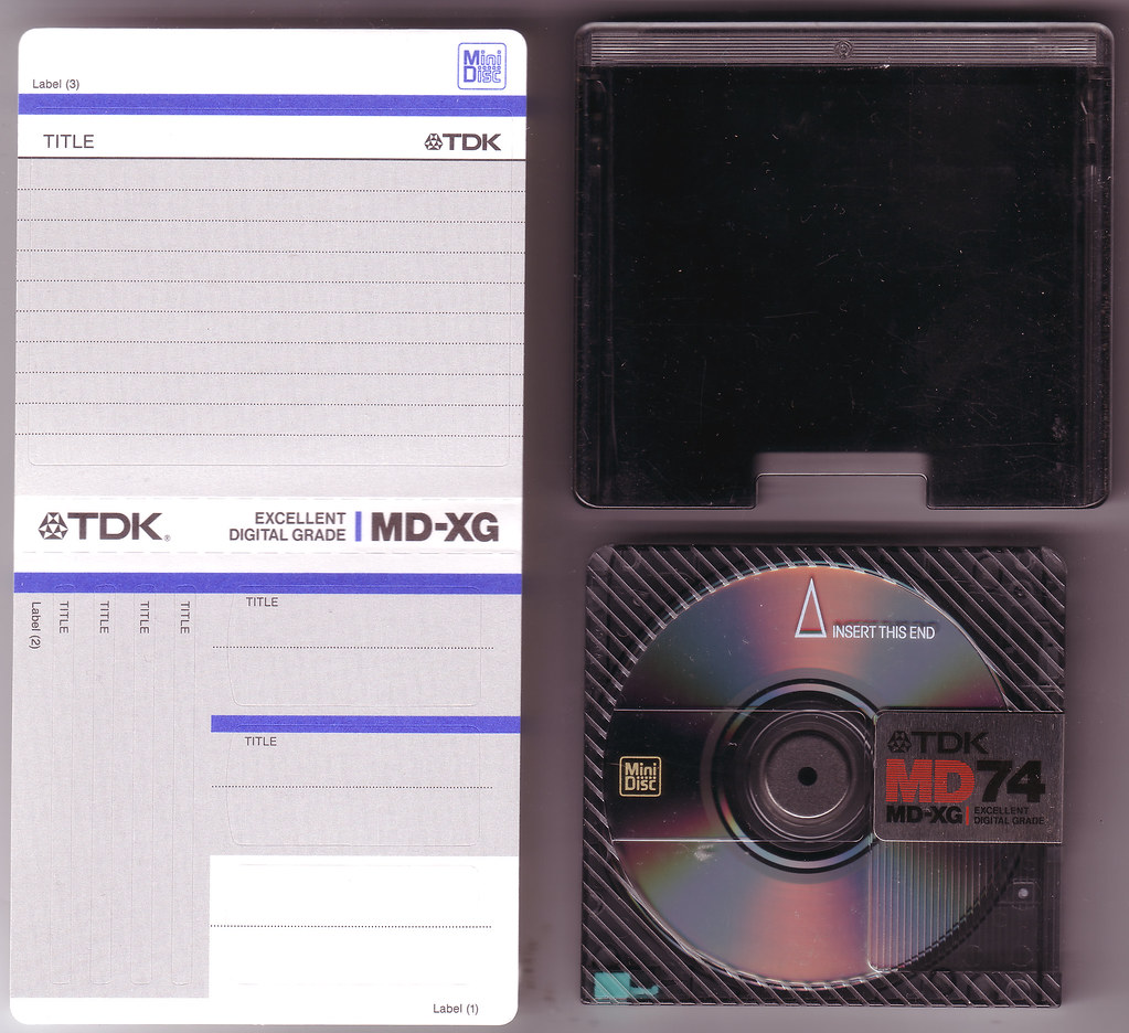 First Type of TDK MiniDisc, introduced 1993 | MD-XG 74 minut… | Flickr