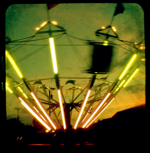 carnival swings by uhoh over, carnival sunset square swings swing rides viewfinder ttv ttvf