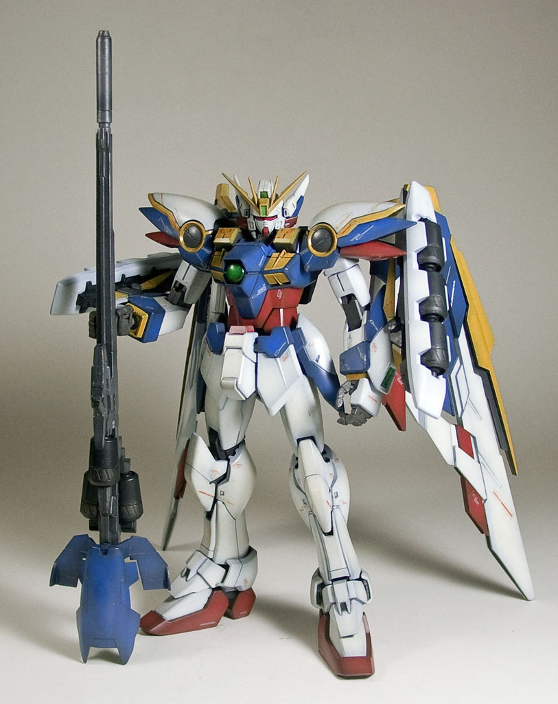 Mg Gundam Wing Ver Ka Very Very Hard To Pose Because Of T Flickr