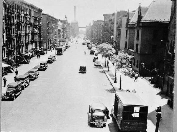 14th street, looking east from First Avenue in 1937.