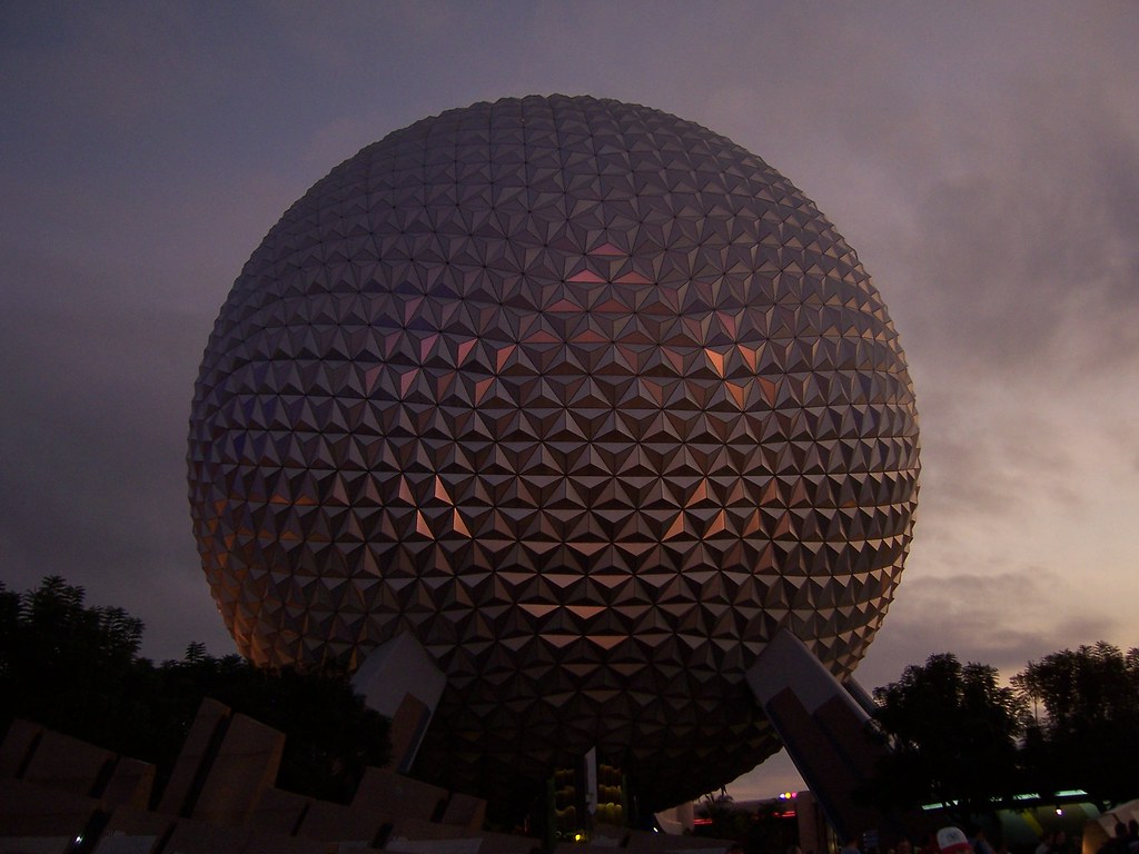 epcot ball | i love the epcot ball. the ride inside it was c… | Flickr
