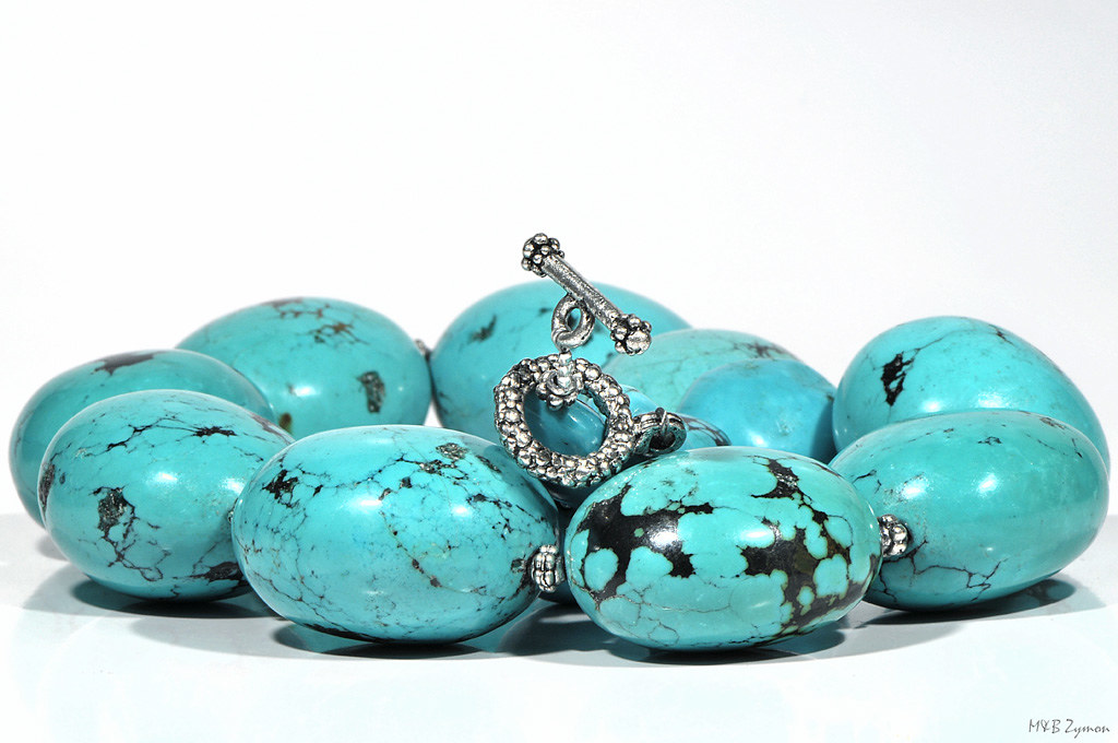 a turquoise necklace ... by Magda'70