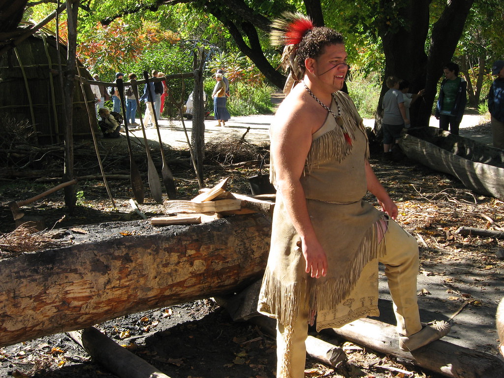 Wampanoag Canoe Making