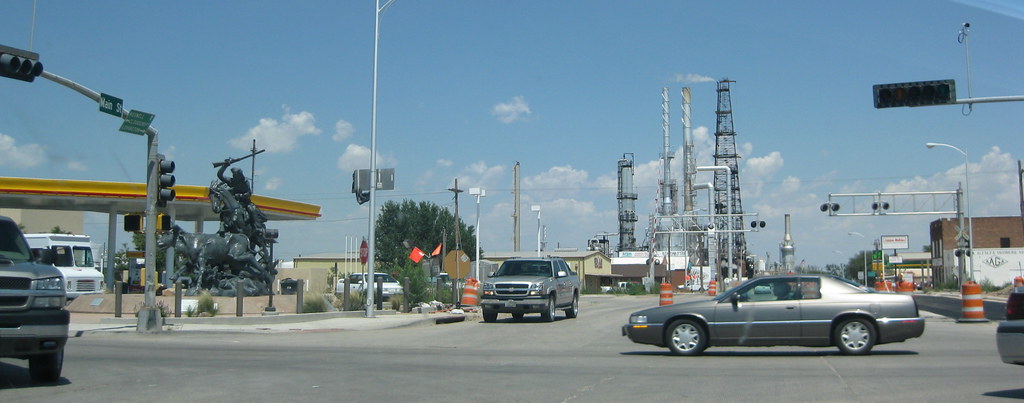 Artesia has the nicest oil refinery, conveniently located right downtown