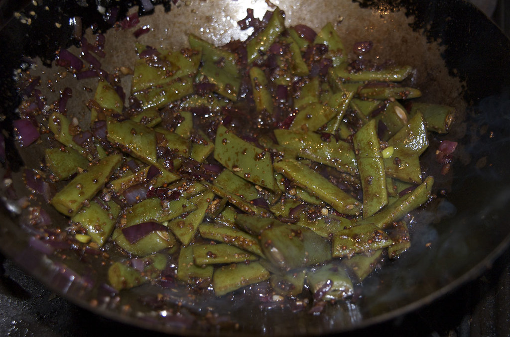 green beans with mustard and tamari | mac jordan | Flickr