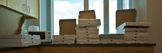 Piles of pizza!